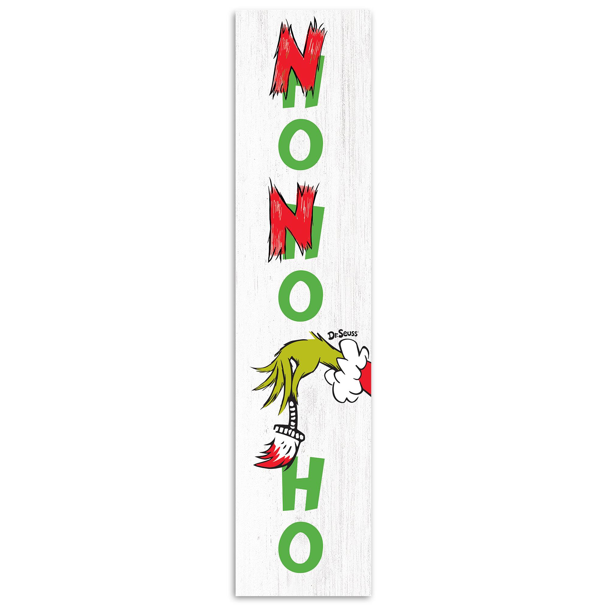47" The Grinch No No Ho Porch Leaner